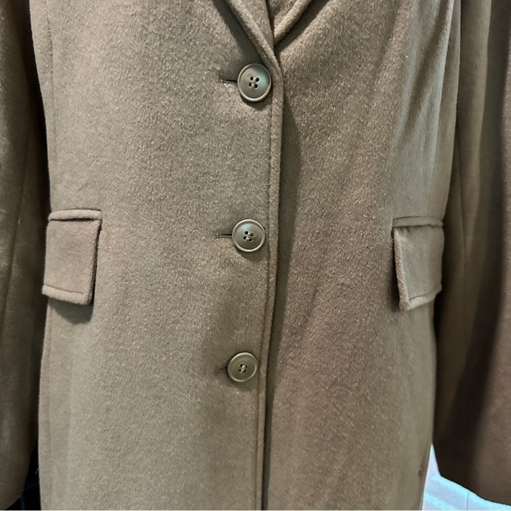Halogen Camel Wool-Blend Coat Women’s Size 12 NWT - Picture 6 of 16